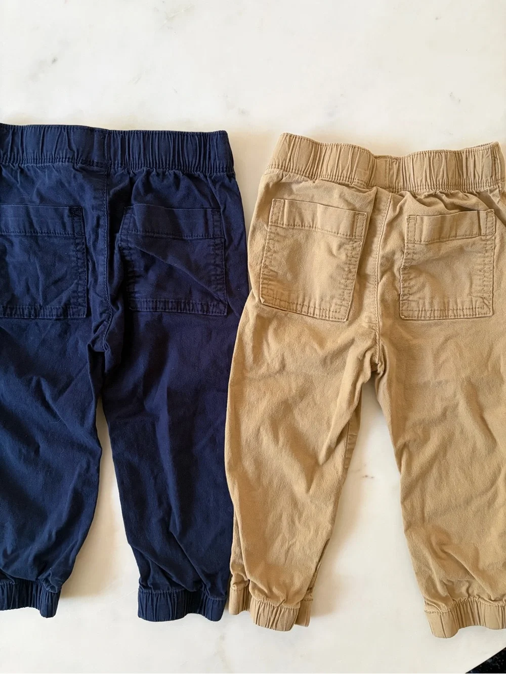 The Children's Place Navy & Khaki Drawstring Joggers